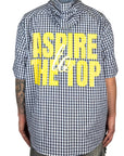 HOODED CHECK SHIRT PRINT ASPIRE
