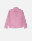 MINIMAL PINK CROPPED SHIRT
