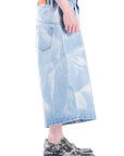 WIDE SHORT SKY LUCYD DENIM