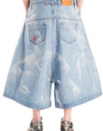 WIDE SHORT SKY LUCYD DENIM