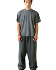 DARK GREY WASHED TEE
