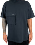 BIG POCKET BLACK TEE