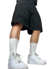 BLACK CONTRAST SHORTS
