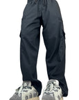 BLACK POCKETS PANTS