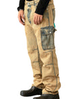 BURNED BLUE WASH BAGGY