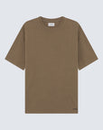 T-SHIRT MICRO LOGO AMISH BROWN