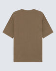 T-SHIRT MICRO LOGO AMISH BROWN