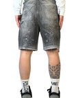 GREY CRYSTALIZED SHORT