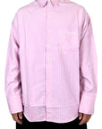 MINIMAL PINK STRIPED SHIRT