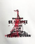 WHITE ST. TROPEZ HOODIE