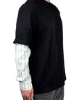LAYERED LONGSLEEVE TYPE 2 WASHED BLACK