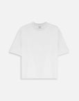 MINIMAL WHITE CROPPED TEE