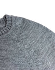 GREY CREW NECK SWEATER