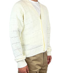 WOOL CREAM CARDIGAN
