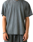 DARK GREY WASHED TEE