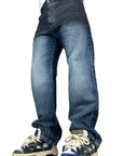 BAGGY OVER BLUE PLATING BLACK