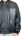 GENUINE LEATHER BOMBER JACKET