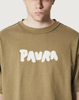COSTA OVERSIZED T-SHIRT BOLD LOGO MUD