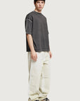 COSTA OVERSIZED T-SHIRT ALL OVER DARK GREY
