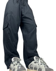 BLACK POCKETS PANTS