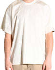 POPELINE LINES WHITE TEE