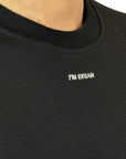 BLACK MODAL OVERSIZE TEE