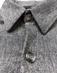 GREY WOOL MIXED SHIRT