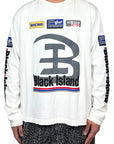WHITE RACING LONGSLEEVE