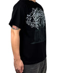 NIGHT FACES T-SHIRT WASHED BLACK