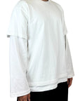 MINIMAL WHITE LONGSLEEVE