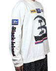 WHITE RACING LONGSLEEVE