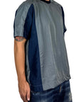 GREY NYLON TEE