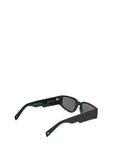 VEGAS SUNGLASSES DARK GREEN GREY LENS