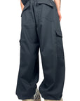 BLACK POCKETS PANTS