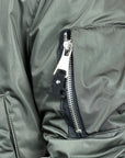 JACKET GREEN DOUBLE FABRIC