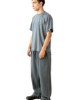DARK GREY WASHED TEE