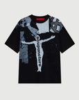 NO WHERE T-SHIRT WASHED BLACK