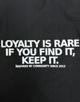 LOYALTY BLACK TEE