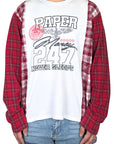 THERMAL PANNELD FLANNEL WHITE