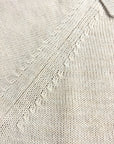 BEIGE KNITTED POLO SHIRT