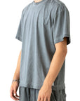 DARK GREY WASHED TEE