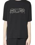 COSTA OVERSIZED T-SHIRT COSMIC LOGO BLACK