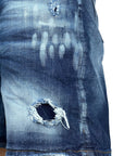 SHORTS ADJUSTABLE WASH BLUE