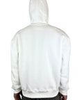 12 COLLEGE WHITE HOODIE