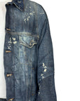 JACKET BLUE JEANS LASER LOGO
