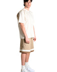 LINES BEIGE SHORTS
