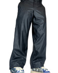 ECO LEATHER BLACK PANTS