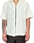 PERFORATED CROCHET SHIRT