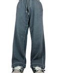 DARK GREY WASHED PANTS