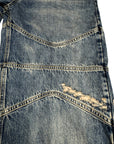 SAND BAGGY ABRASIONS DIAGONAL CUTS